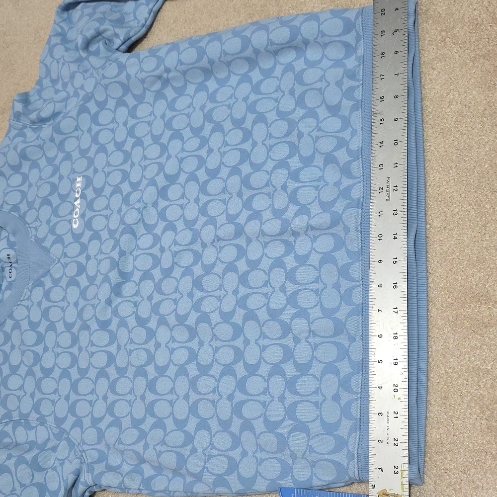 Coach Sweatshirt in Soft Blue - Picture 14 of 14